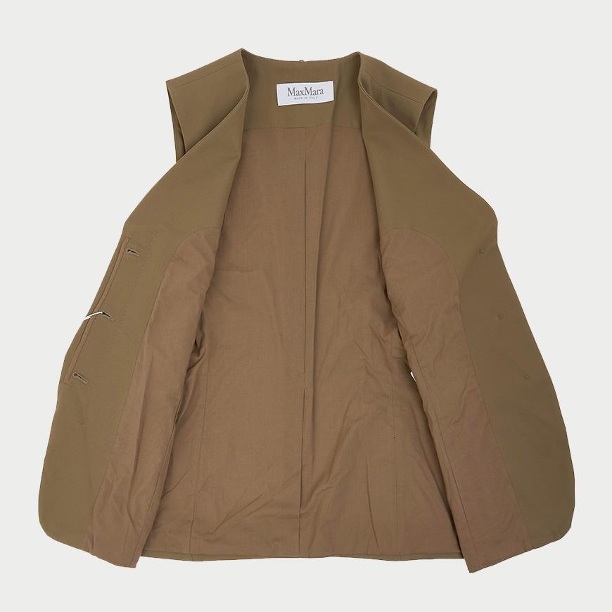 Max Mara Leno Cotton Twill Vest for Women RENO 003