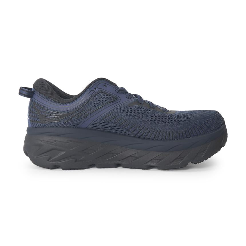 HOKA Bondi 7 Men’s Running Shoes Low-Top Sneakers Navy/Black