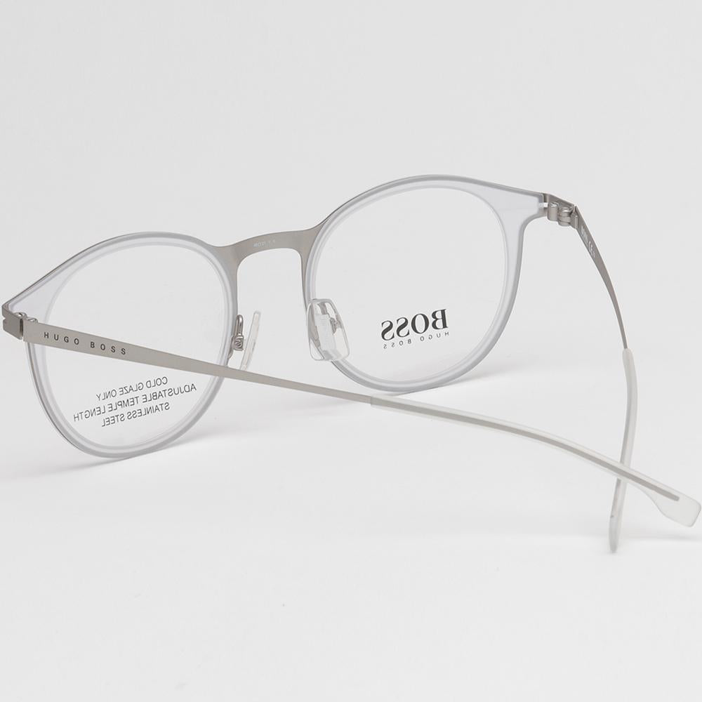 HUGO BOSS Ultra Lightweight Unisex Round Eyeglasses Frame BOSS1245 CDN
