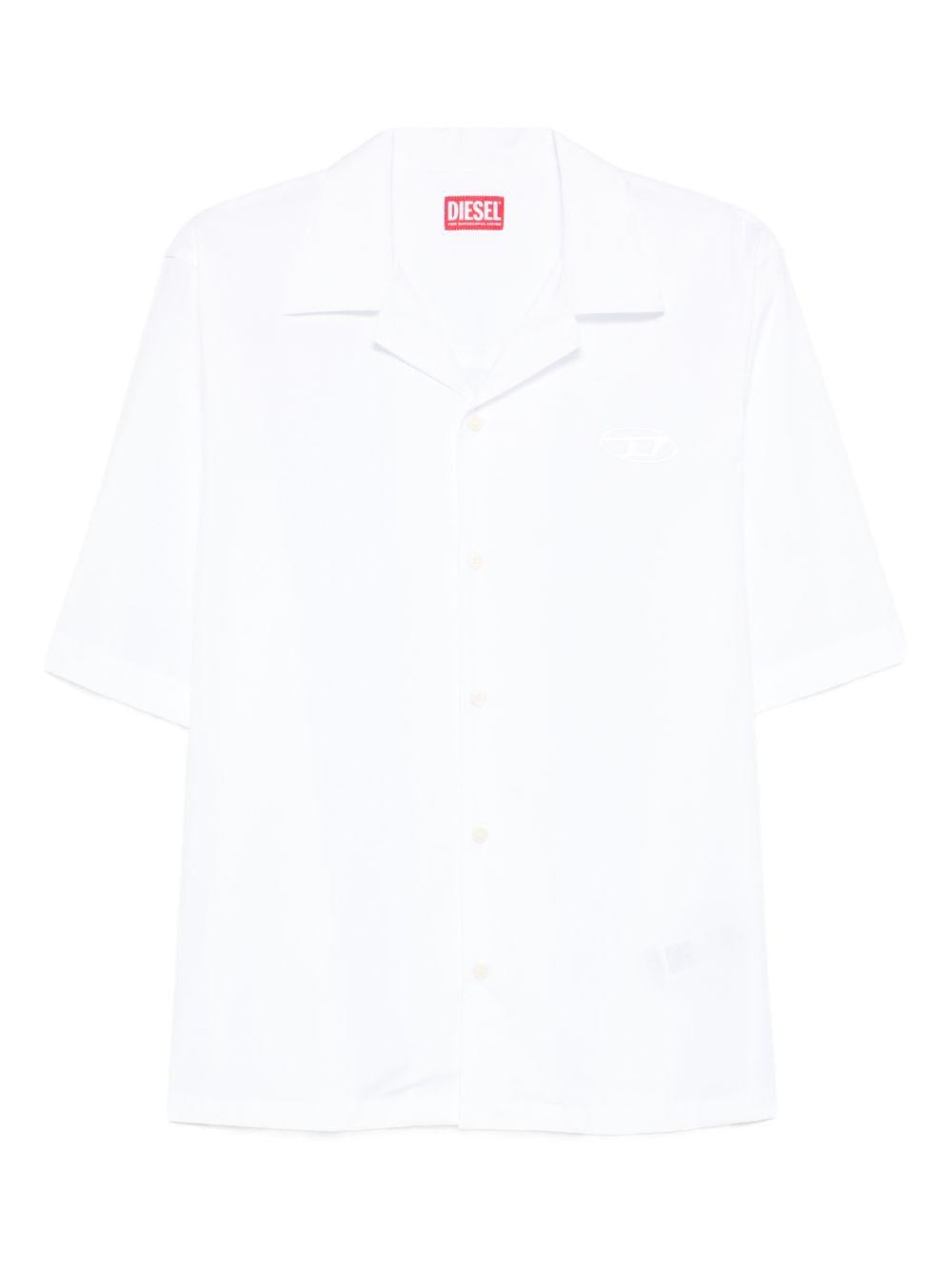 DIESEL Short Sleeve Shirt FW26 Black Cotton