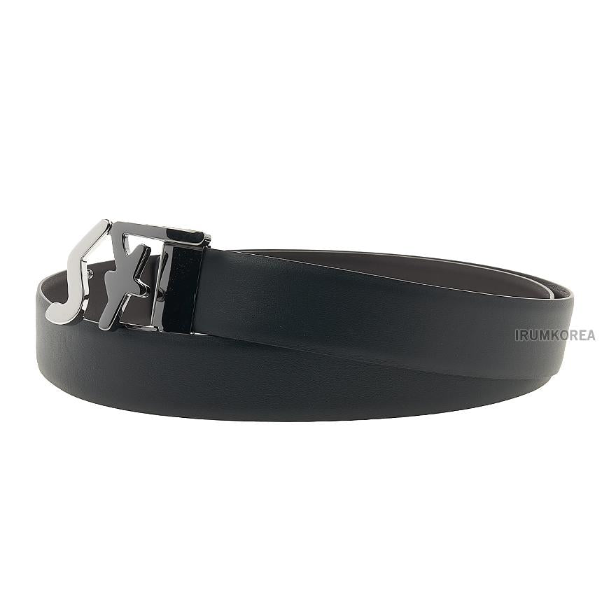 Ferragamo Men’s SF Logo Reversible Leather Belt 67 A251 NERO HICKORY 0734199