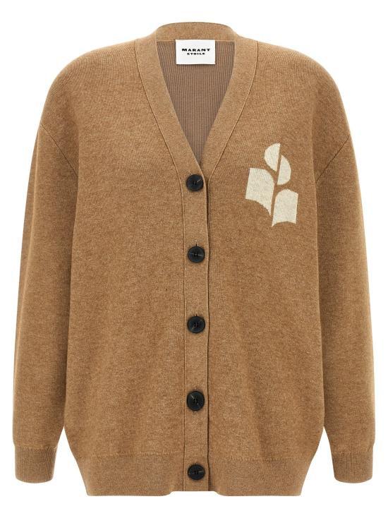 Isabel Marant Norton Knit Cardigan Ivory Women