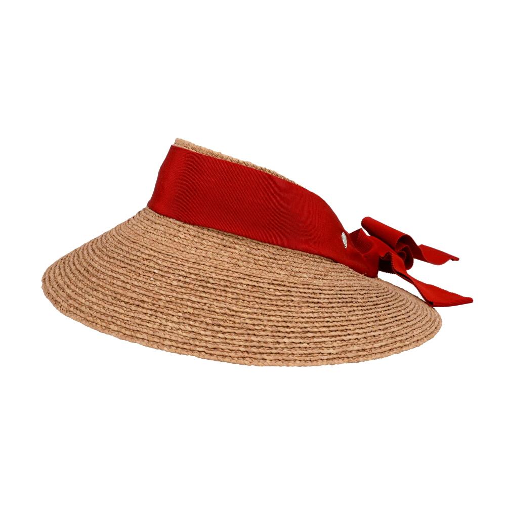 HELEN KAMINSKI Sabina Nuga Cream Visor Women’s Sun Cap HAT51251 NUTR