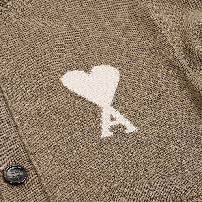 AMI Unisex De Coeur Cardigan Knit A117