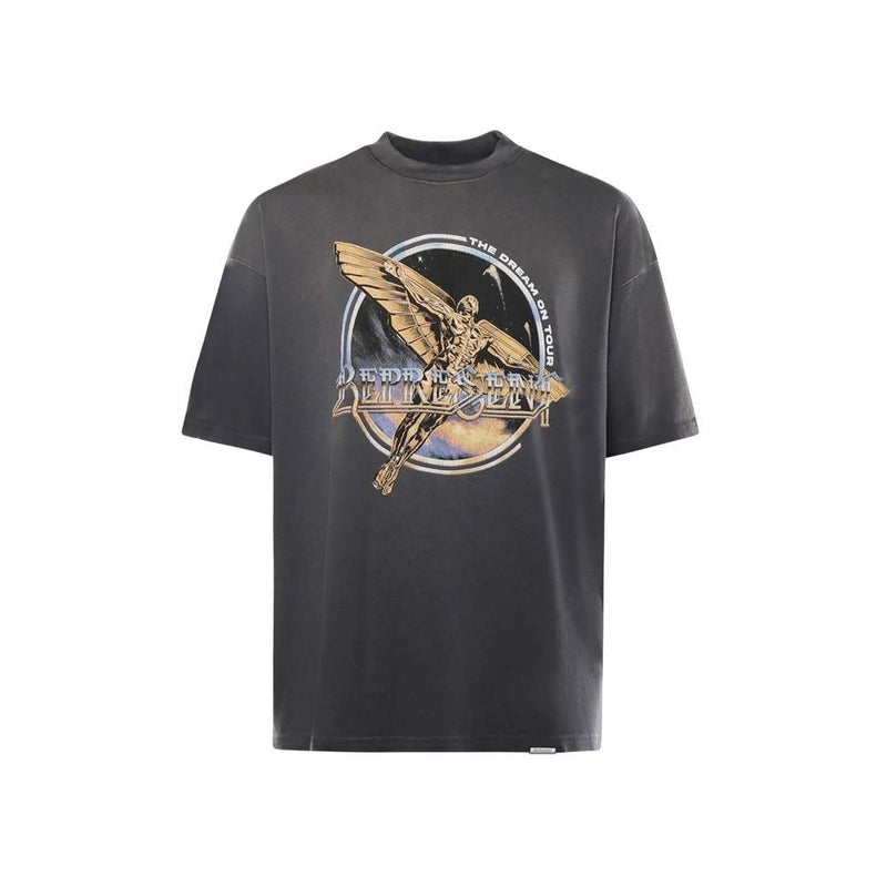 REPRESENT Sunfaded Gray Golden Tour T-Shirt MLM100823 46