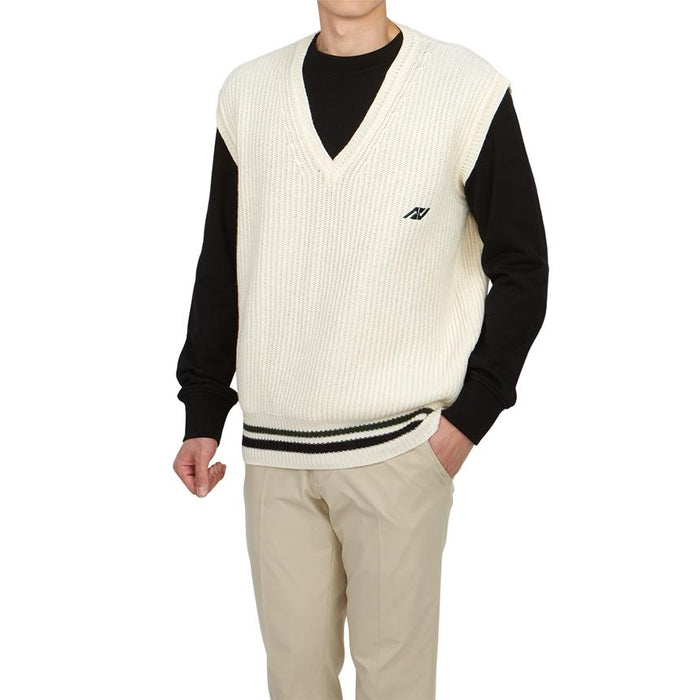 AUTRY Men’s Knit Vest White