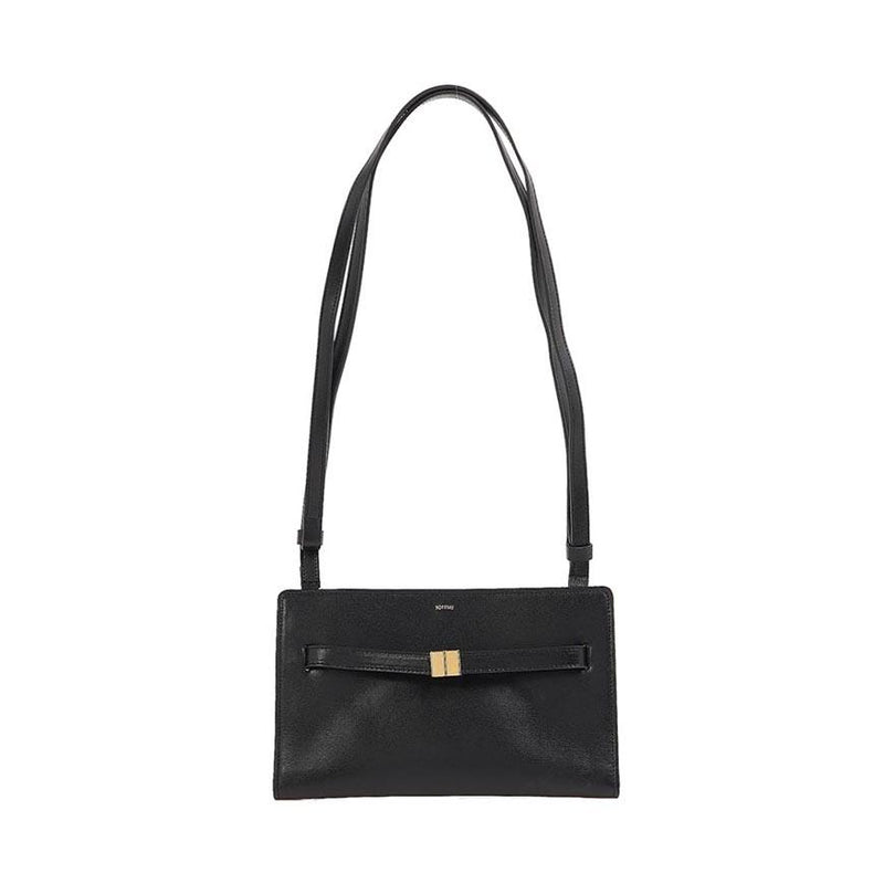 Toteme Women’s Belted Crossbody Bag Black Leather 261WAM0052 LE0025