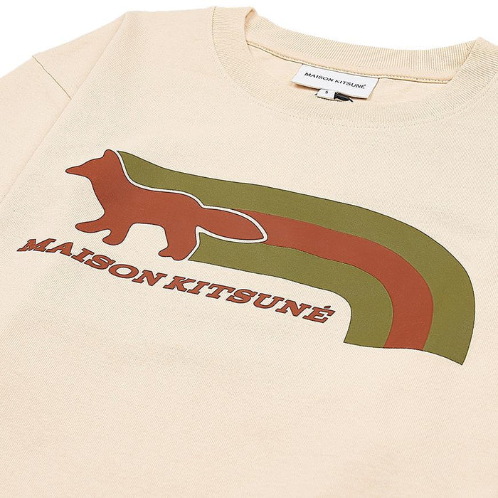 Maison Kitsune Flash Fox Comfort T-Shirt Navy Men’s
