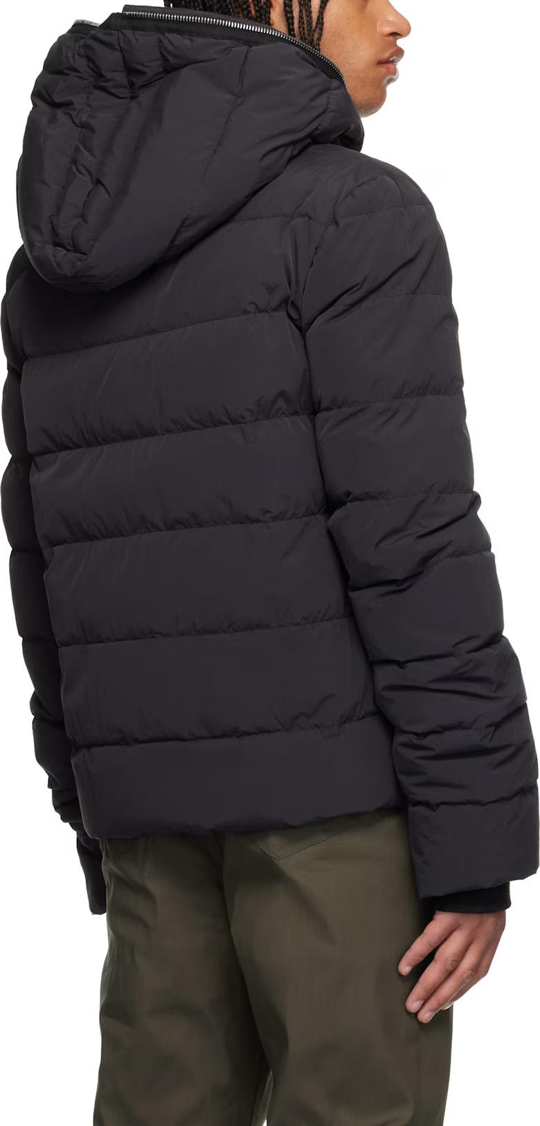 Rick Owens Gimp Goose Down Jacket Black Matte Nylon