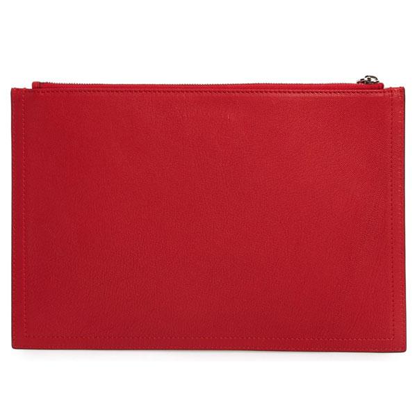 GIVENCHY Antigona Medium Red Goat Leather Clutch BB609CB00B