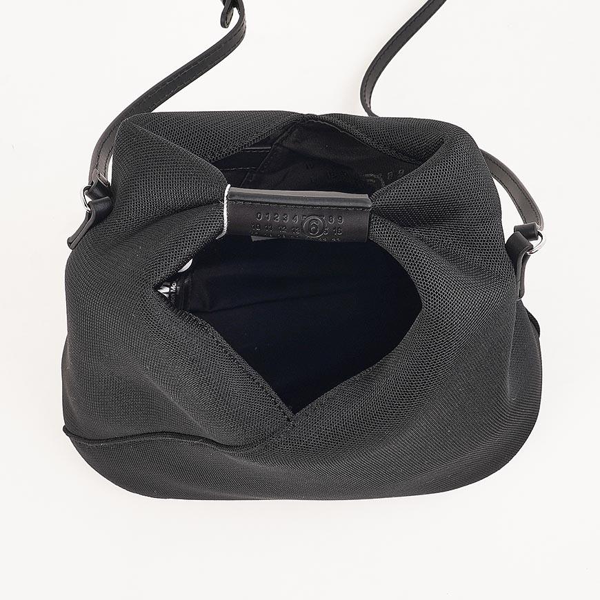 Maison Margiela mesh Japanese crossbody bag black women