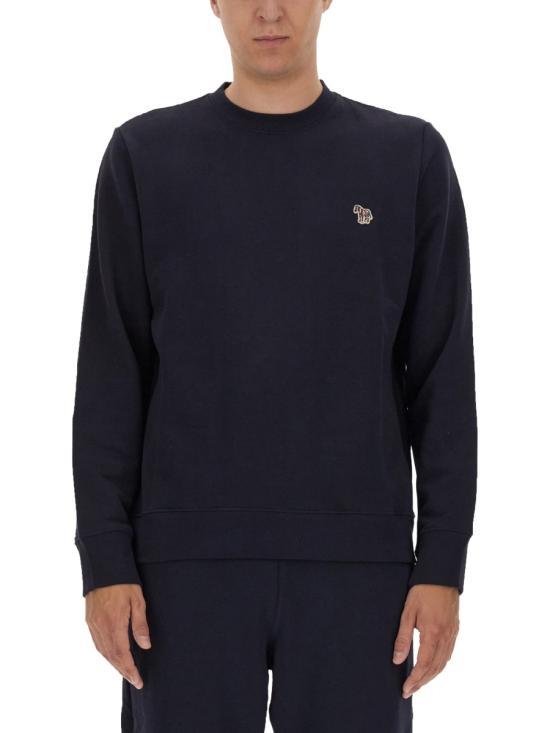 Paul Smith Men’s Sweatshirt M2R027RKZEBRA49 BLUE DOM