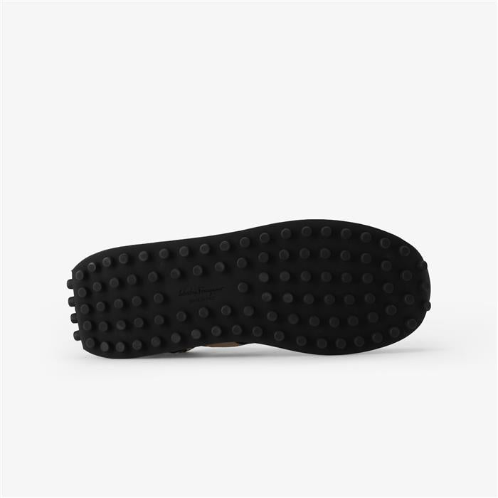 Ferragamo Gancini Iulio Low-Top Leather Sneakers for Men