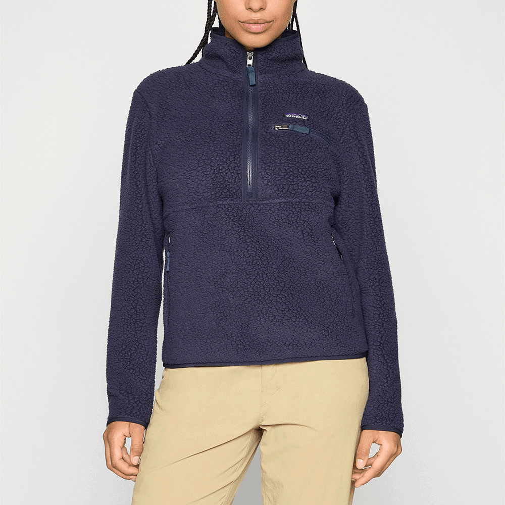 patagonia Women’s Retro Fleece Marsupial Half-Zip Jacket 22835 SNBE