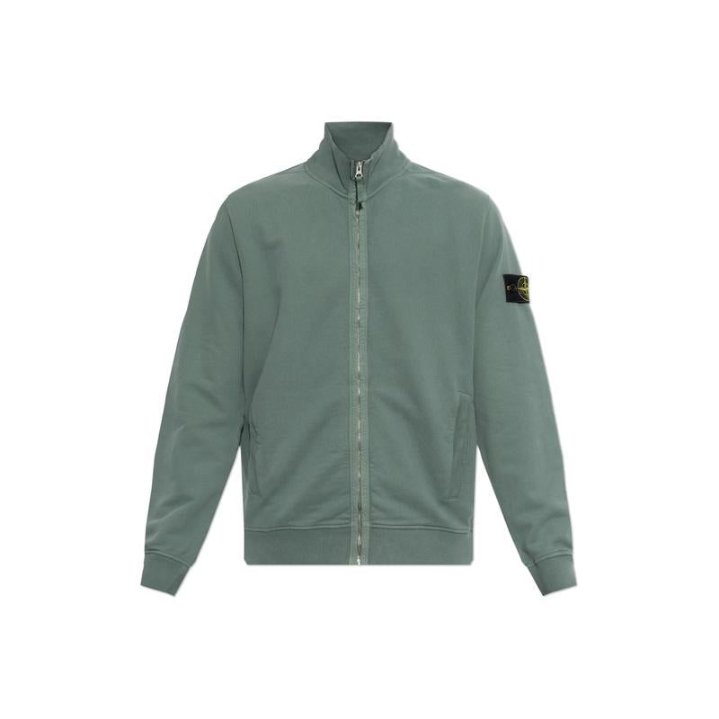STONE ISLAND Organic Cotton Fleece Men’s Track Jacket V005T