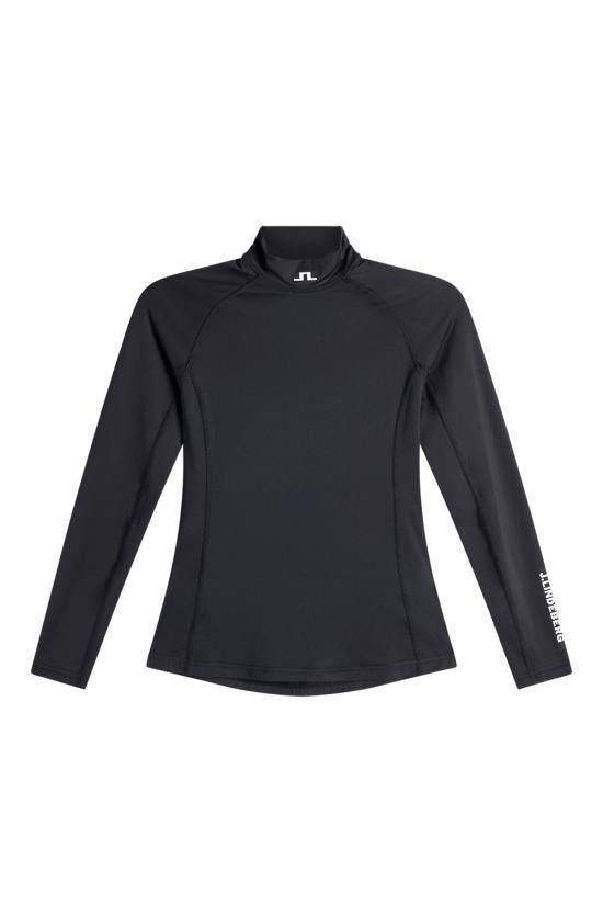 J LINDEBERG Long Sleeve Sweatshirt Top for Women GWJT148279999 BLACK DOM