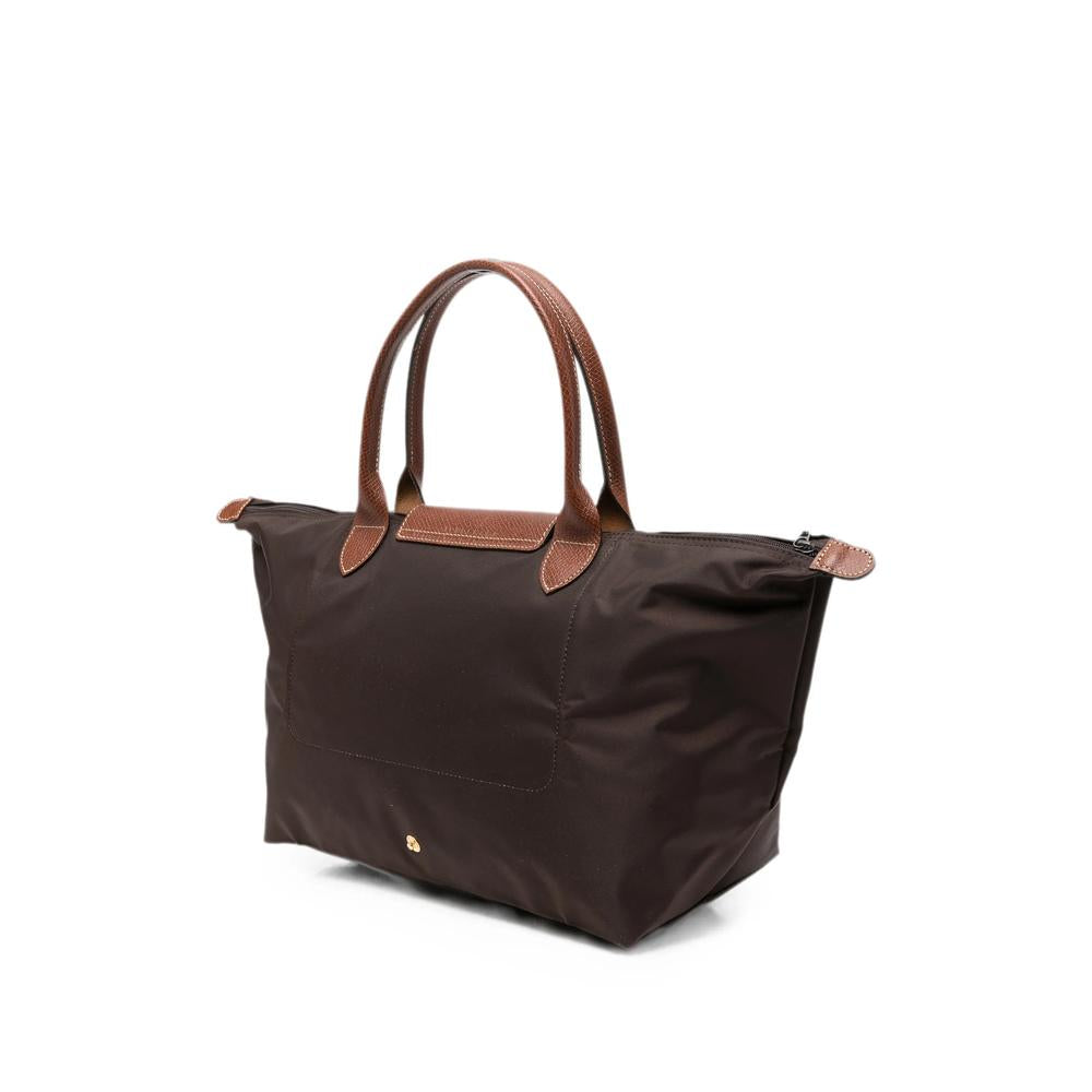 Longchamp Black Leather Tote Bag