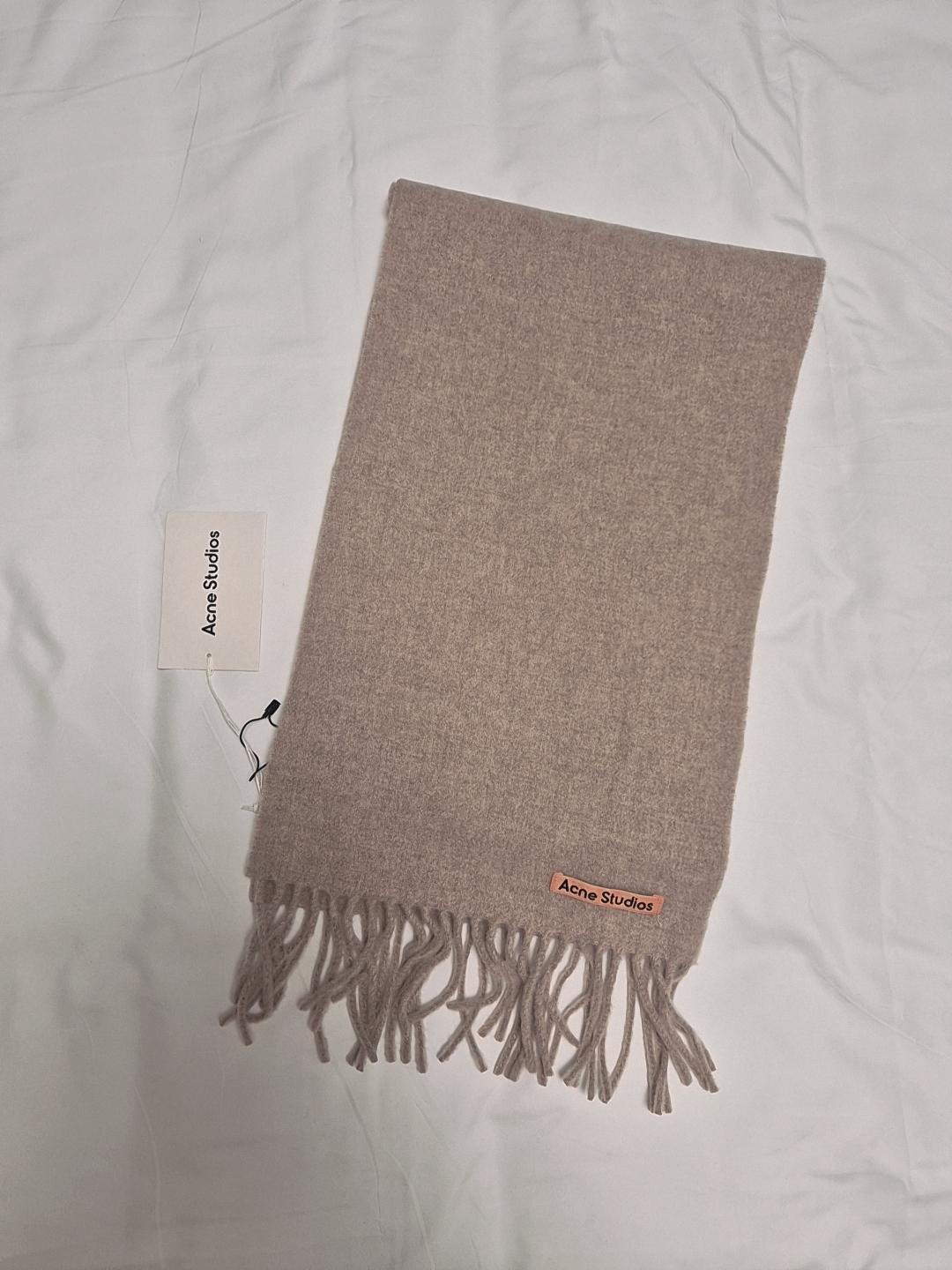 Acne Studios Wool Fringe Scarf / Muffler
