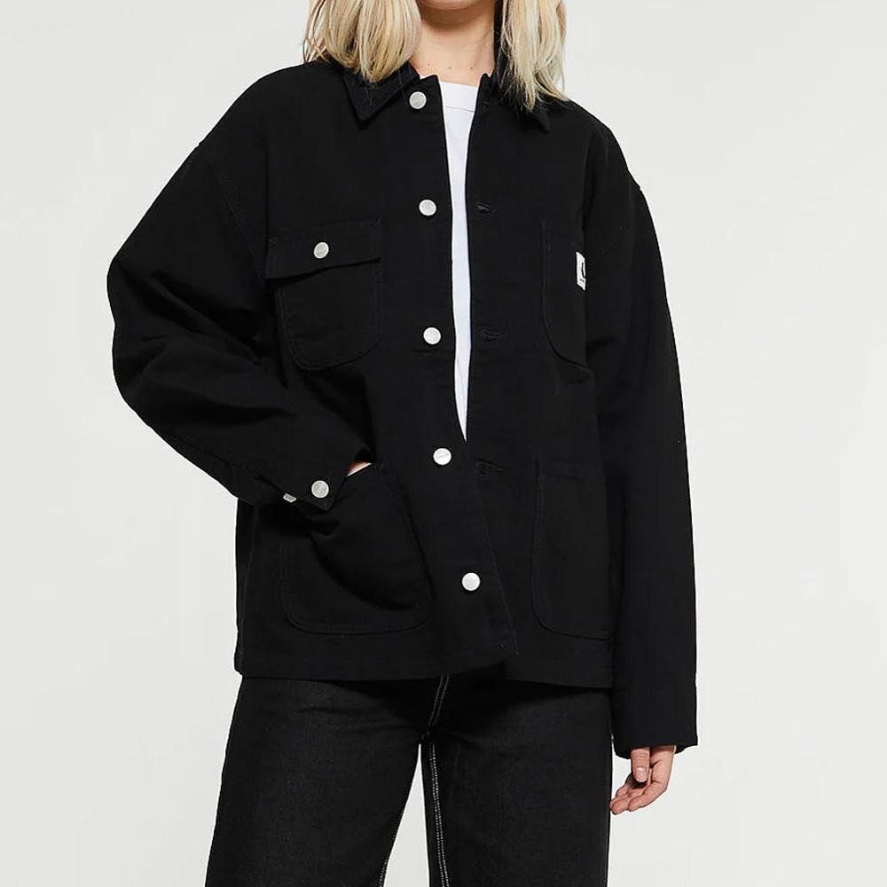 CARHARTT WIP Black OG Michigan Coat Denim Jacket Unisex I031570 00E