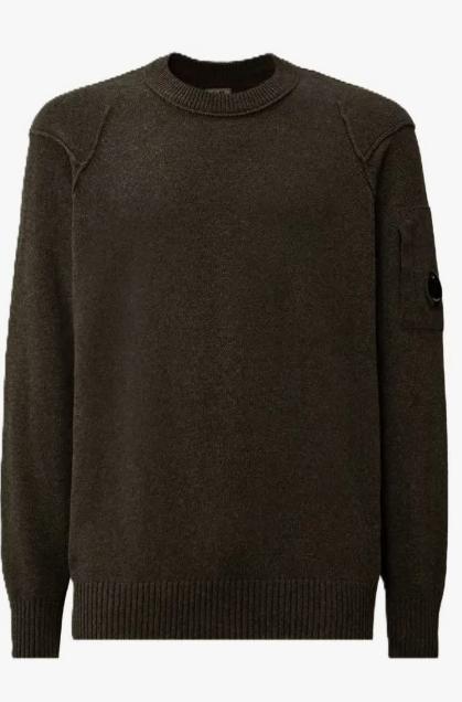 CP Company Lambswool Crew Neck Sweater Men’s Knit RFCMKN707A 110149A 683