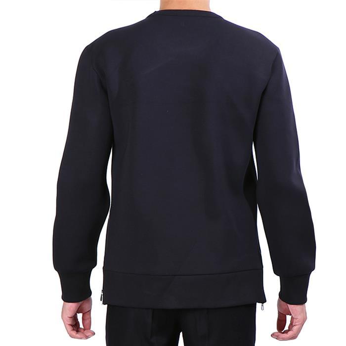 Neil Barrett Zip Round Neoprene Sweatshirt Navy Men’s