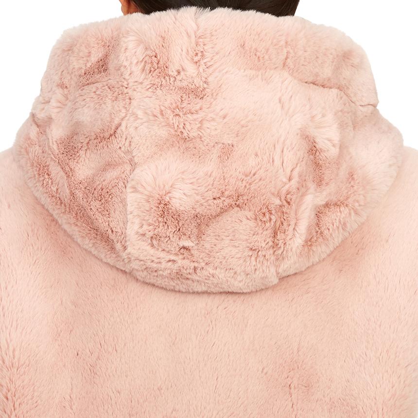 Moose Knuckles Women’s Hooded Fur Vest Black