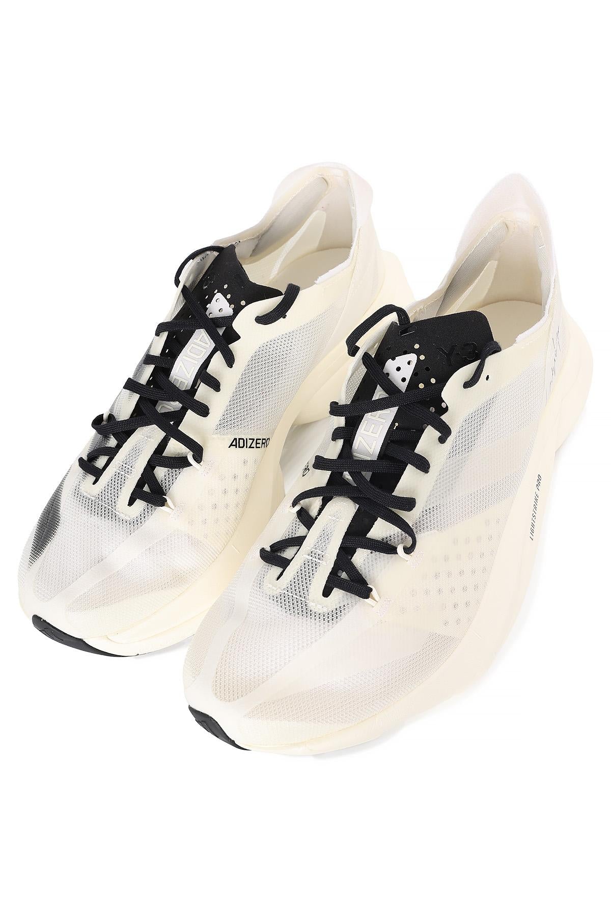 Y-3 Black/White Adios Pro 3.0 Low-Top Sneakers IH0866
