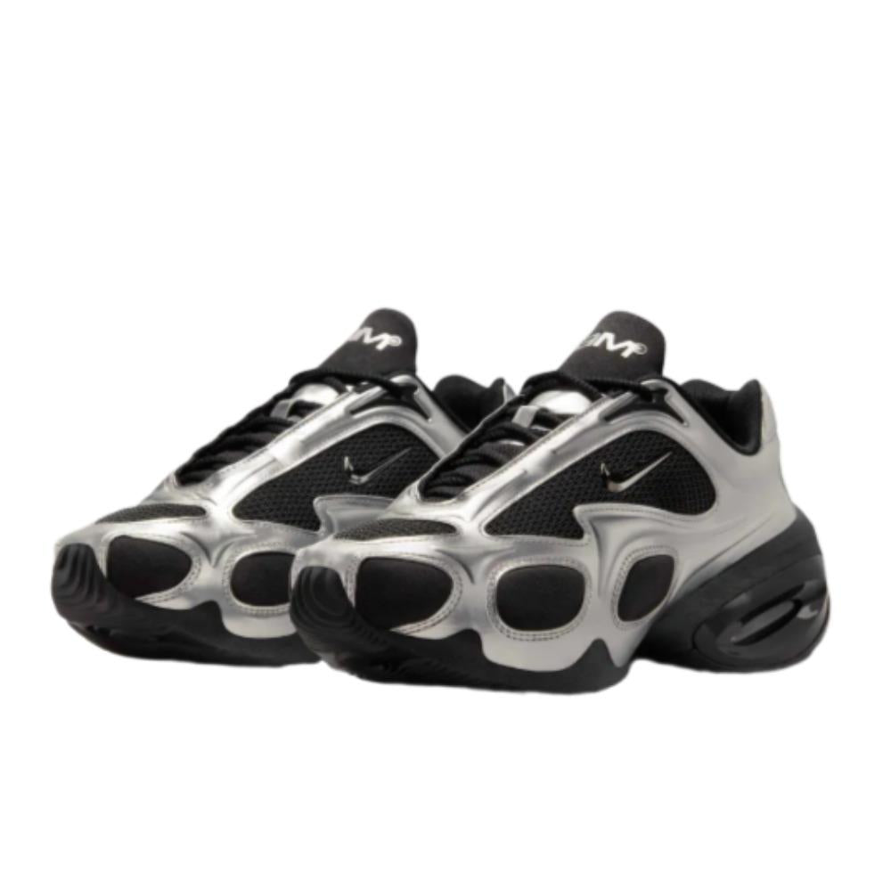 Nike Air Max Muse Black/Metallic Silver Low-Top Sneakers