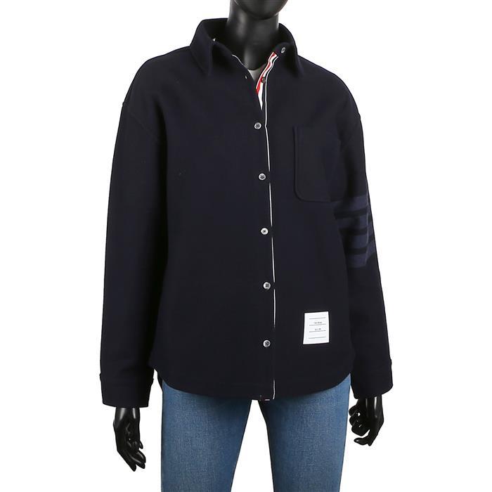 THOM BROWNE Stripe 4-Bar Shirt for Women