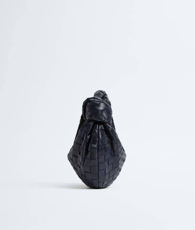 Bottega Veneta Intrecciato Mini Jodie Tote Bag Midnight Navy