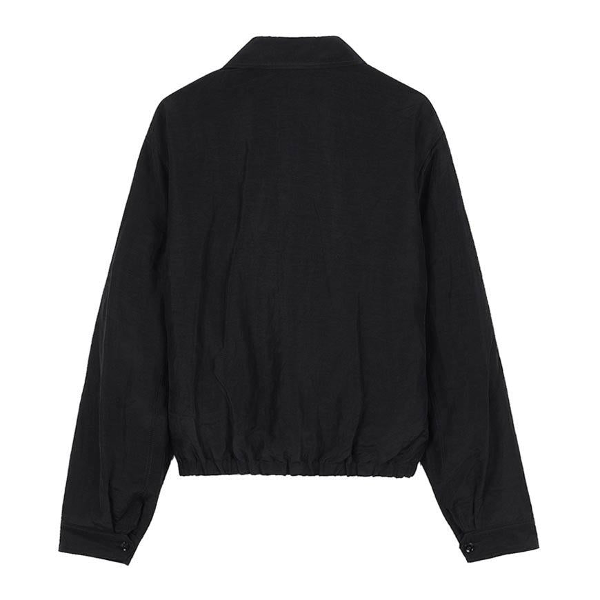 Lemaire Men’s Short Bomber Jacket Black