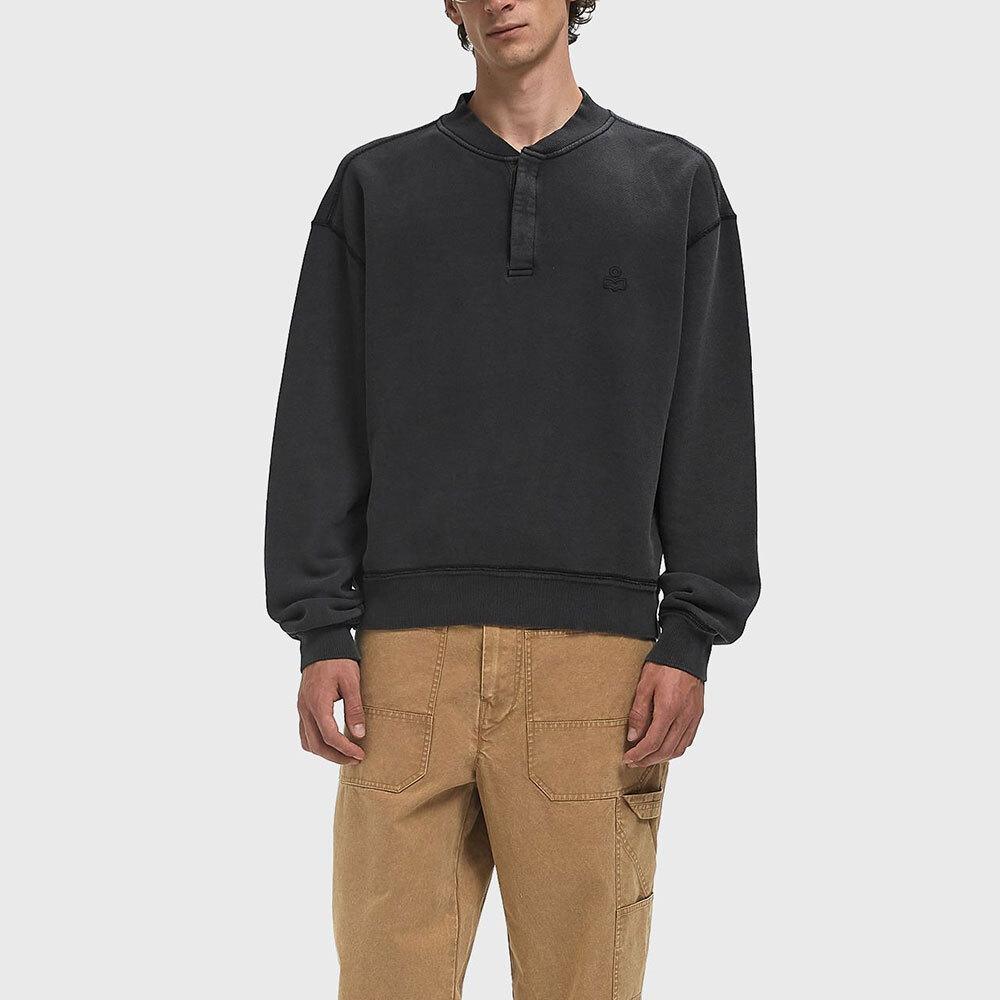 Isabel Marant Matthias Henley Neck Men's Sweatshirt SSW0162HA C3M03H 02FK