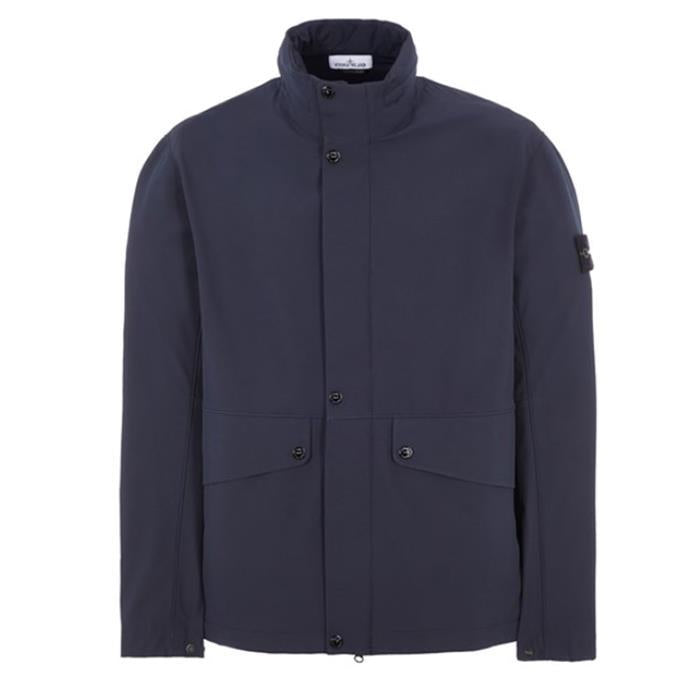 STONE ISLAND Softshell Jacket Navy Men’s 801540327 V0020