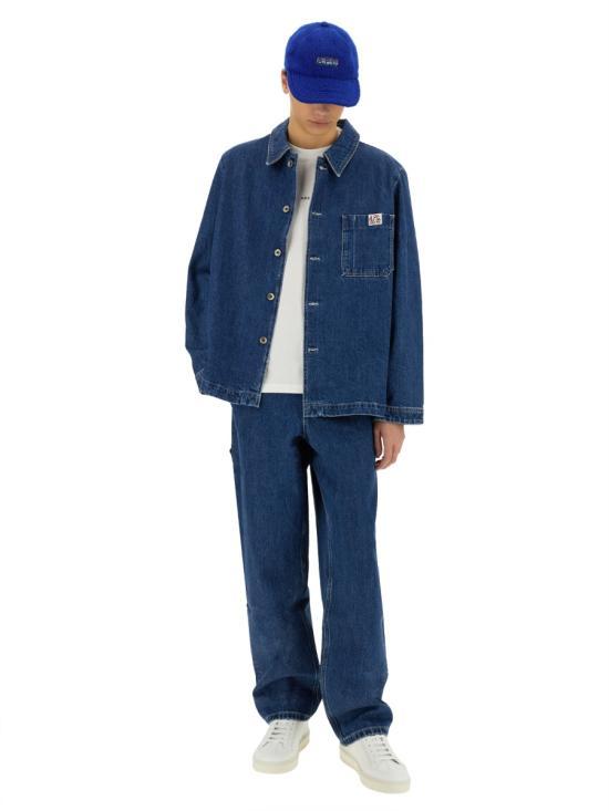 A.P.C. Indigo Denim Trucker Jacket for Men COHETH02994IAL DENIM DOM