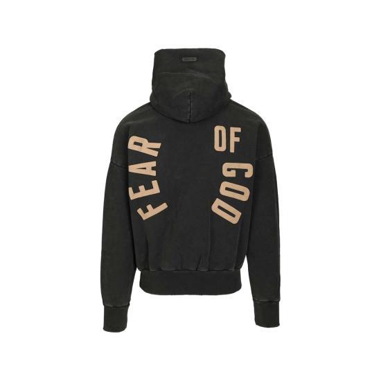 Fear of God Black Pullover Hoodie Sweatshirt for Women