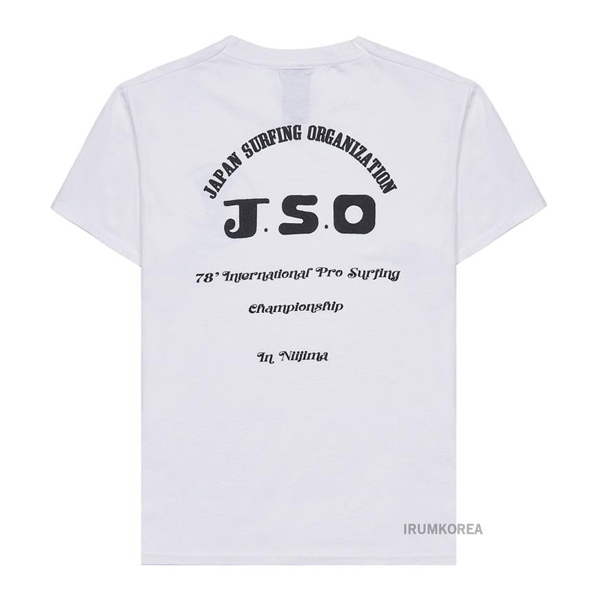Wild Donkey White JSO Logo Short Sleeve T-Shirt for Men