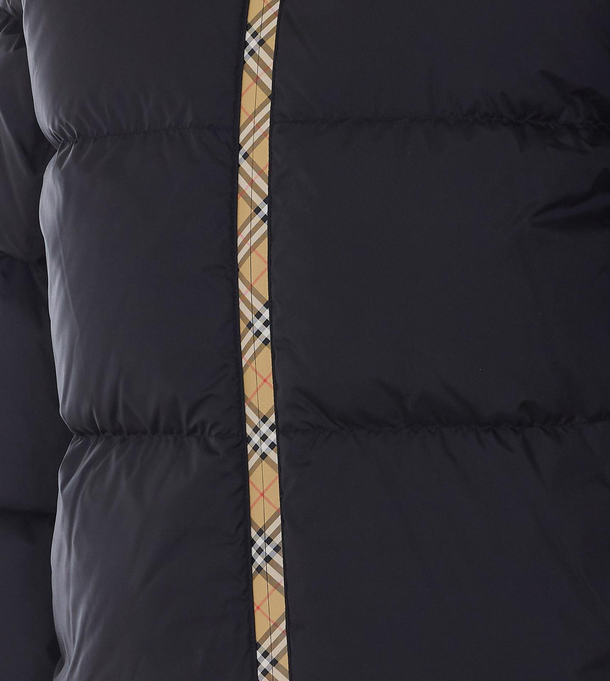 BURBERRY Black Down Puffer Jacket for Women