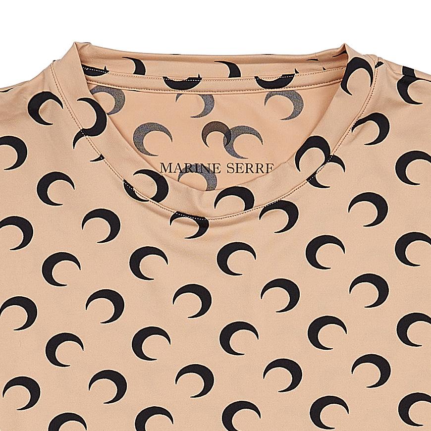 Marine Serre Men’s All Over Moon Print T-Shirt MTS003 TA10