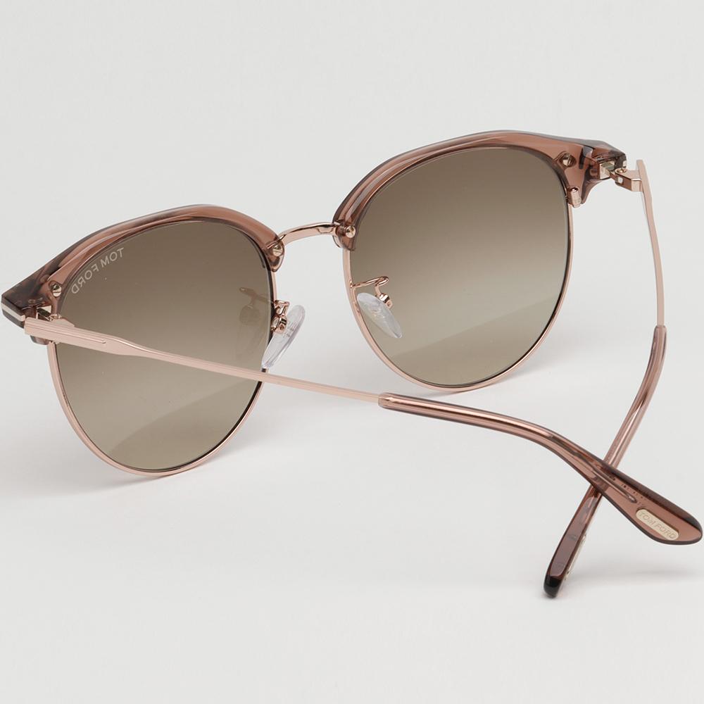 TOM FORD Transparent Browline Asian Fit Unisex Sunglasses TF889K 45F