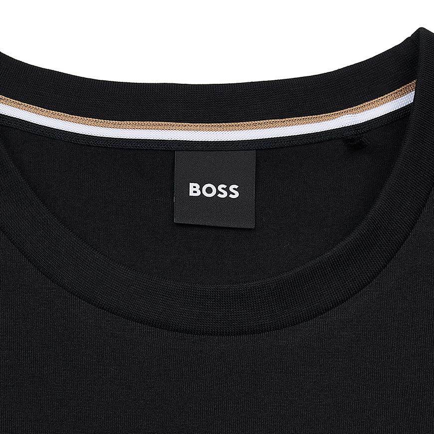 HUGO BOSS Logo Print T-Shirt Black White Men’s