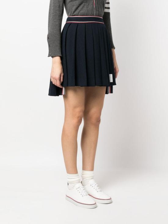 THOM BROWNE Midi Skirt FJK091A F0302 415 NAVY DOM