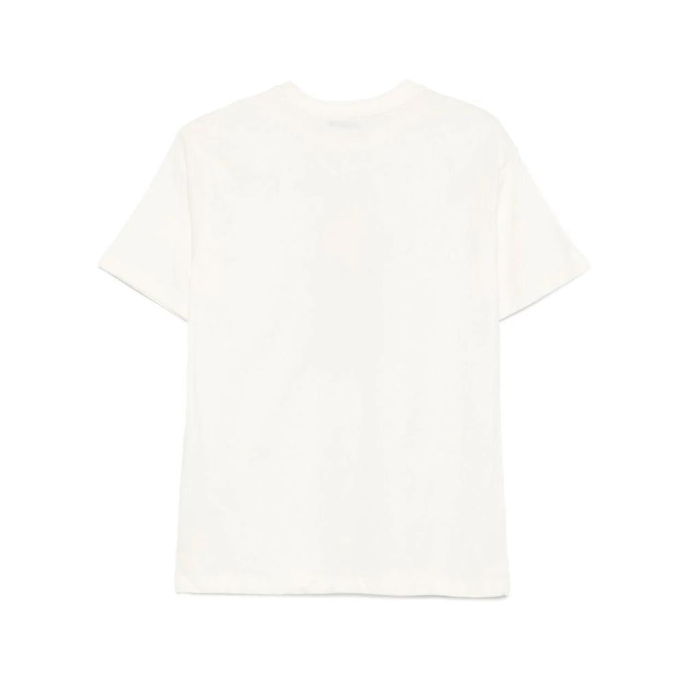 MSGM Ivory Cube Logo T-Shirt Women’s F5MSJBTH302 013