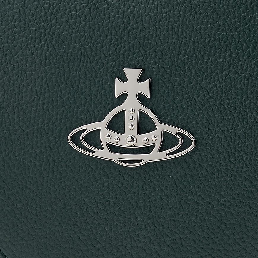 Vivienne Westwood Louis Heart Crossbody Bag Navy Leather