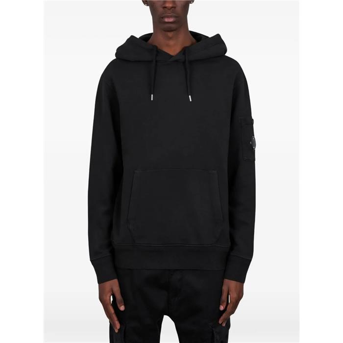 CP Company Lens Patch Cotton Fleece Hoodie Sweatshirt for Men