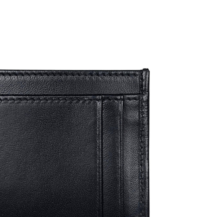 Miu Miu Matelasse Leather Card Holder Black Women