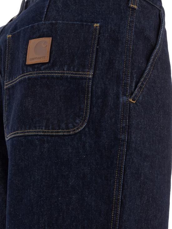 CARHARTT WIP Denim Jeans Men's Pants Navy Blue Straight Fi I034732 0102 BLUE DOM