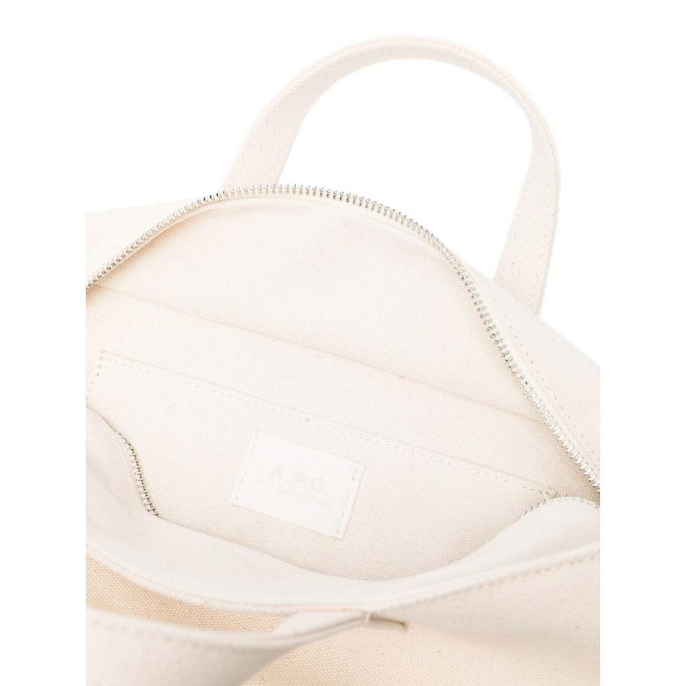 A.P.C. Le Drummer Small Tote Bag Black Leather Tote