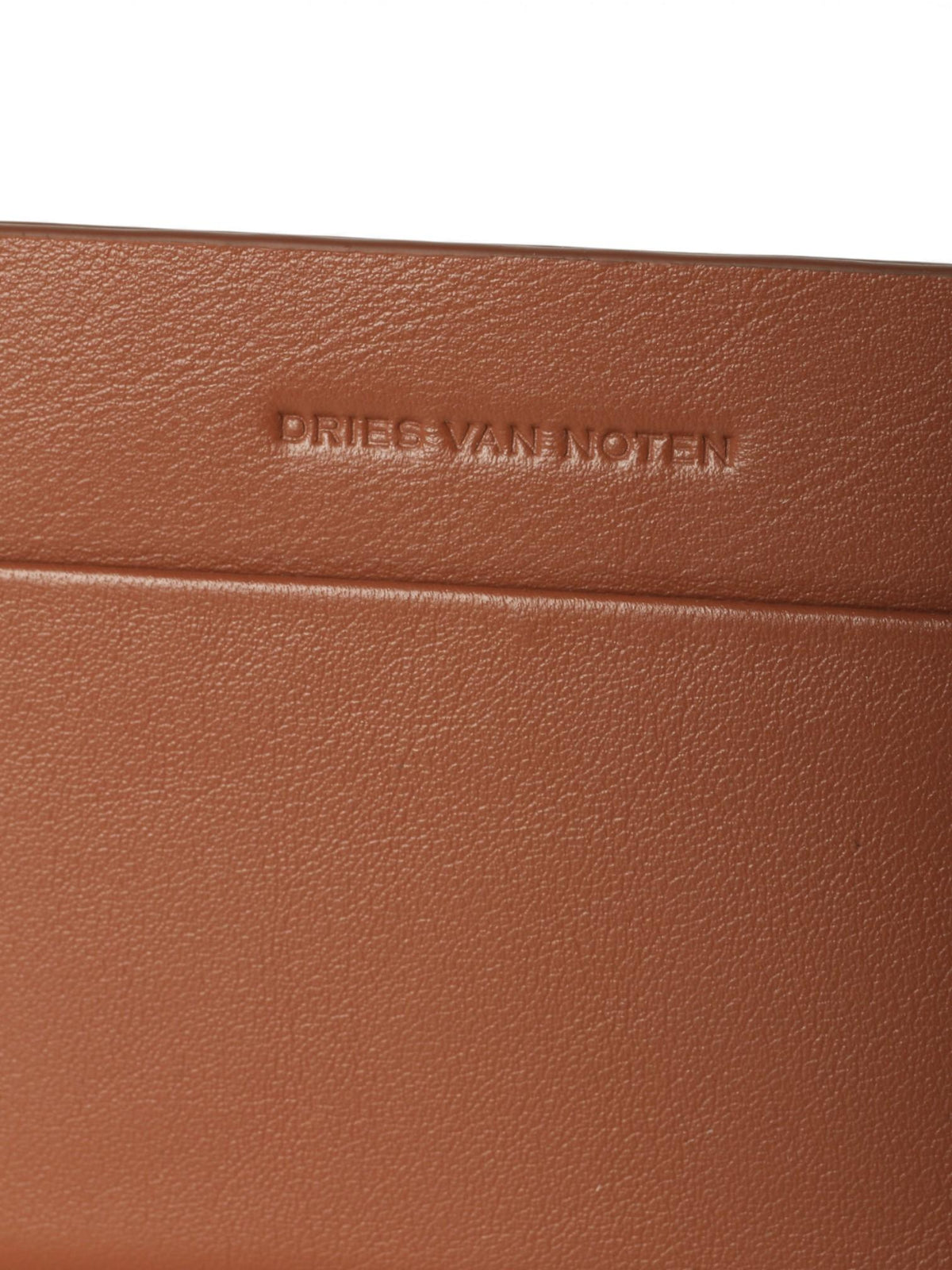 Dries Van Noten Tan Leather Card Case Cardholder 242 022100 199 712