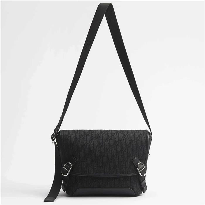 DIOR Jet Flap Messenger Bag Small Blue Crossbody