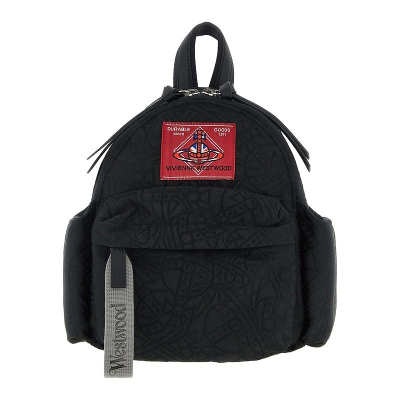 Vivienne Westwood George Small Backpack Black Leather